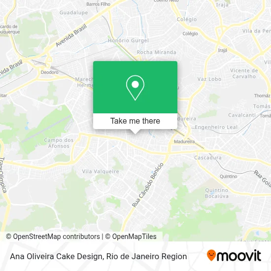 Ana Oliveira Cake Design map