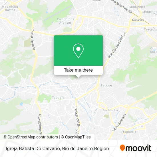 Igreja Batista Do Calvario map
