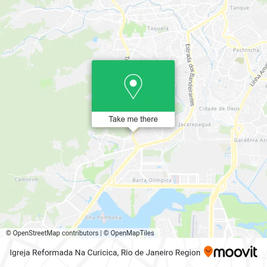 Igreja Reformada Na Curicica map