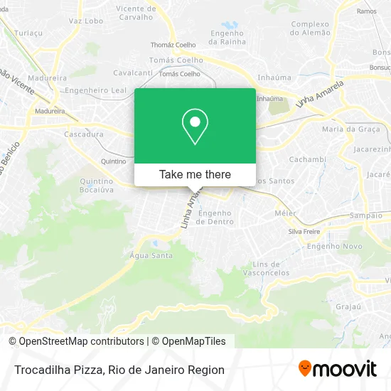 Trocadilha Pizza map