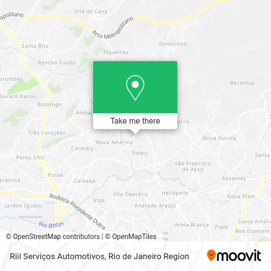 Riil Serviços Automotivos map