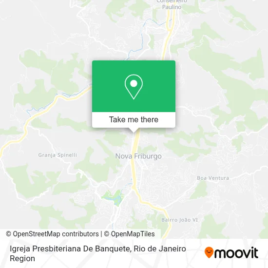 Igreja Presbiteriana De Banquete map