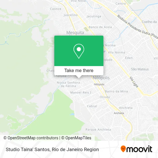 Studio Taina' Santos map