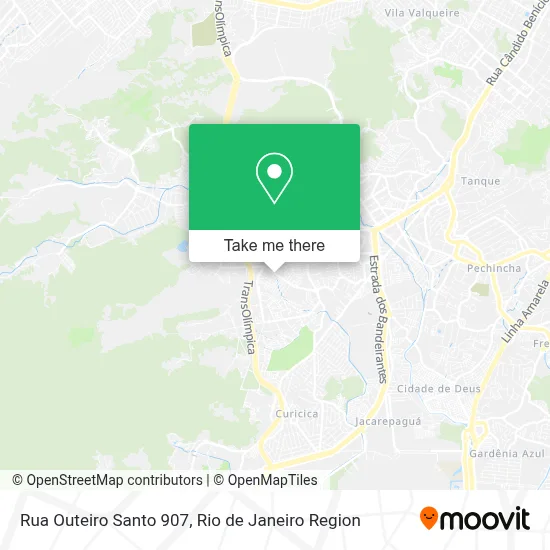 Rua Outeiro Santo 907 map
