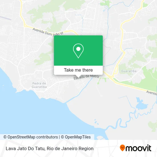 Lava Jato Do Tatu map