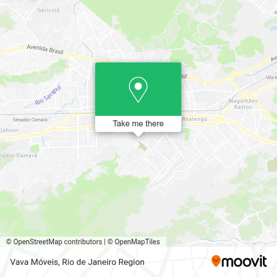 Vava Móveis map