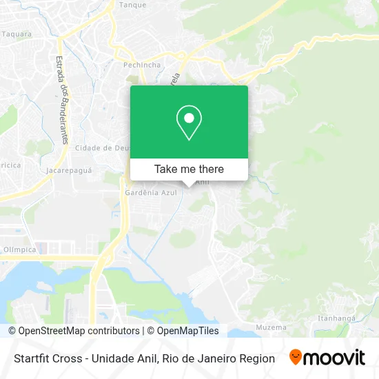 Startfit Cross - Unidade Anil map