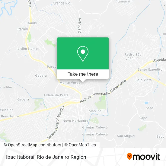Ibac Itaboraí map
