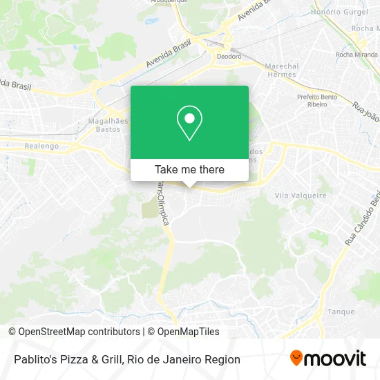 Pablito's Pizza & Grill map