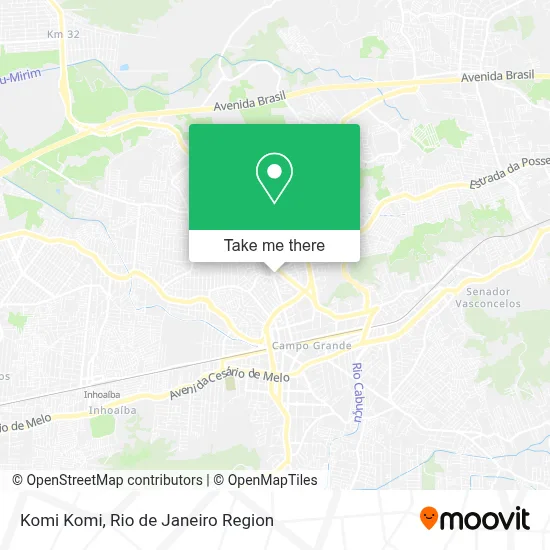 Komi Komi map