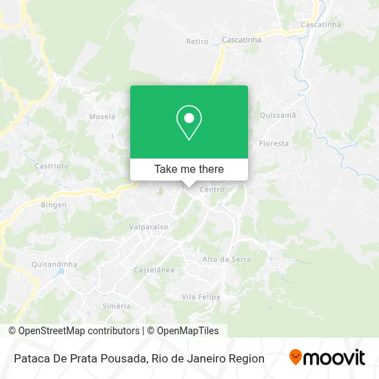 Pataca De Prata Pousada map