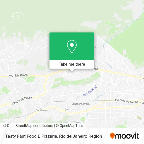 Tasty Fast Food E Pizzaria map