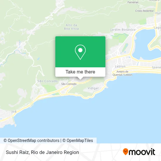 Sushi Raiz map