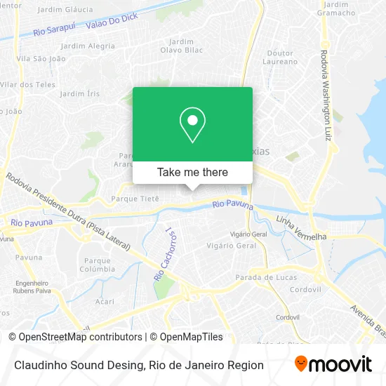 Claudinho Sound Desing map