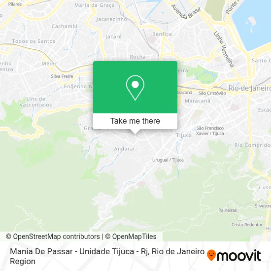 Mania De Passar - Unidade Tijuca - Rj map