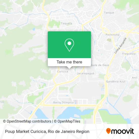 Poup Market Curicica map
