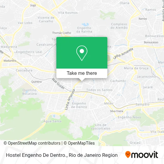 Hostel Engenho De Dentro. map