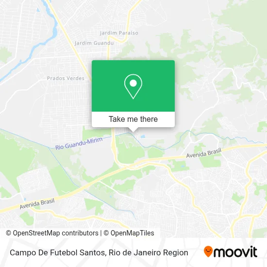 Campo De Futebol Santos map