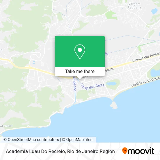 Academia Luau Do Recreio map