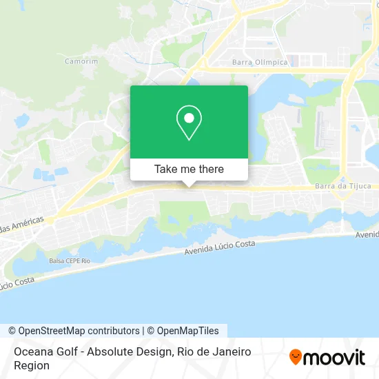 Oceana Golf - Absolute Design map