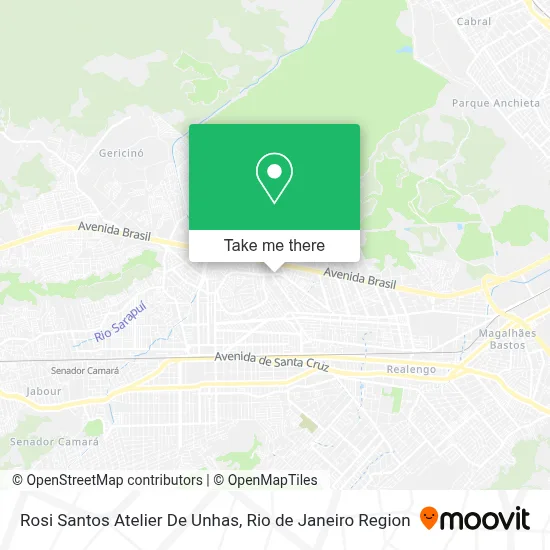 Rosi Santos Atelier De Unhas map