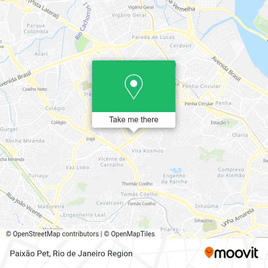 Paixão Pet map