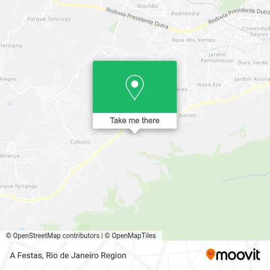 A Festas map
