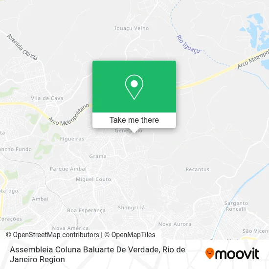 Assembleia Coluna Baluarte De Verdade map