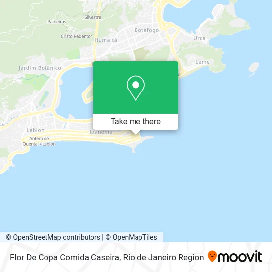 Flor De Copa Comida Caseira map