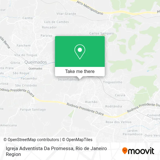 Igreja Adventista Da Promessa map