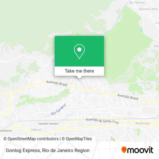 Gonlog Express map