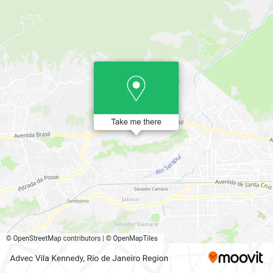 Advec Vila Kennedy map