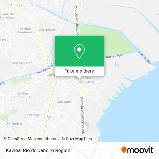 Kawoa map