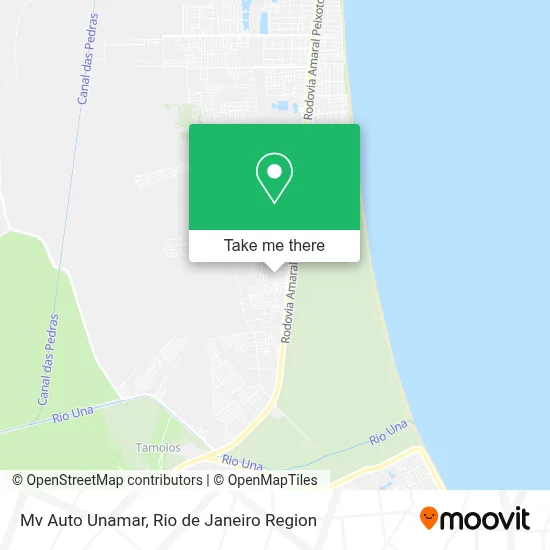 Mv Auto Unamar map