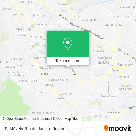 Sj Móveis map