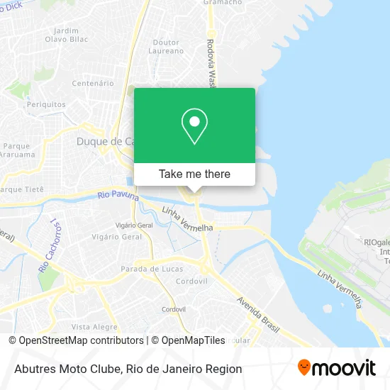 Abutres Moto Clube map