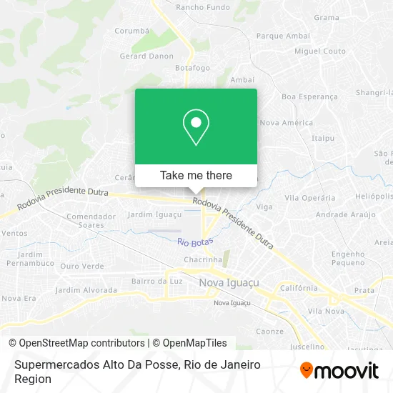 Supermercados Alto Da Posse map