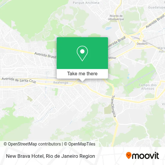 New Brava Hotel map