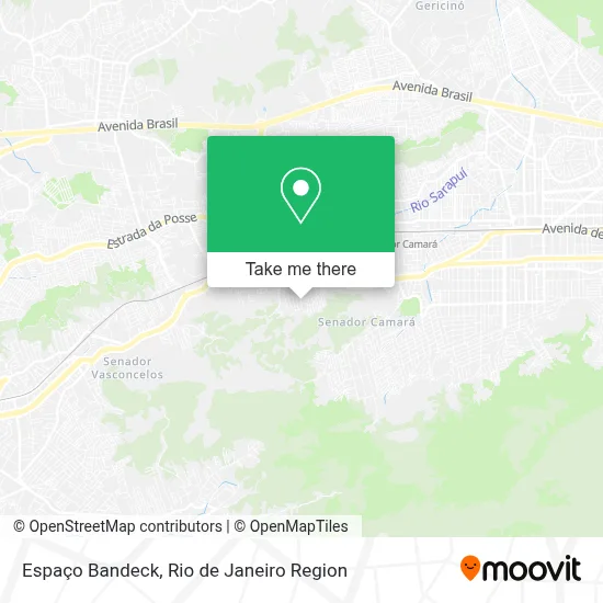 Espaço Bandeck map