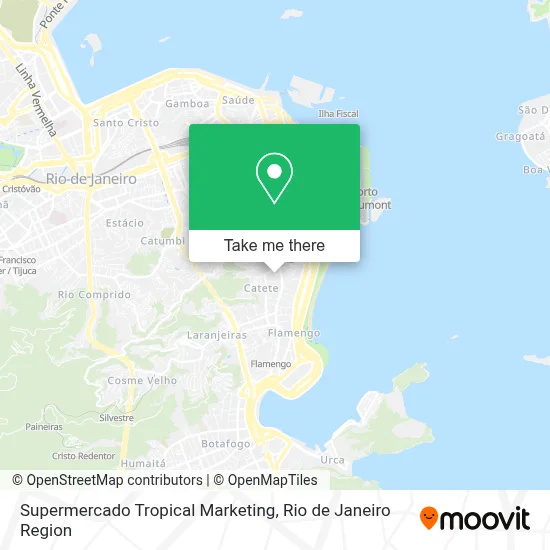 Supermercado Tropical Marketing map