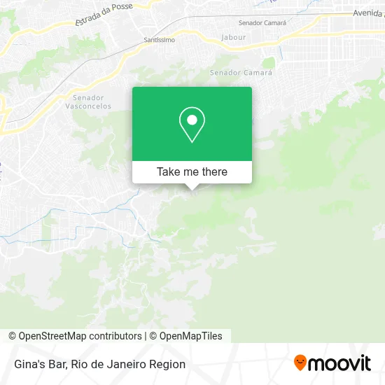 Gina's Bar map