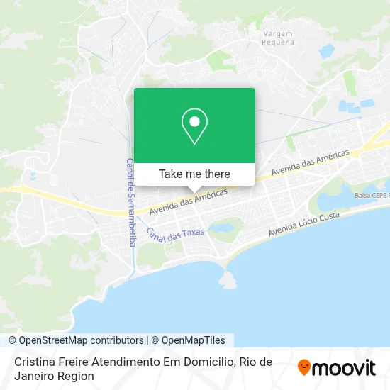 Cristina Freire Atendimento Em Domicilio map