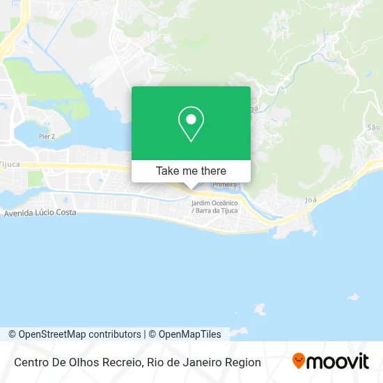 Centro De Olhos Recreio map