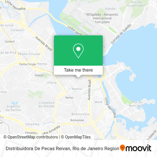 Distribuidora De Pecas Reivan map