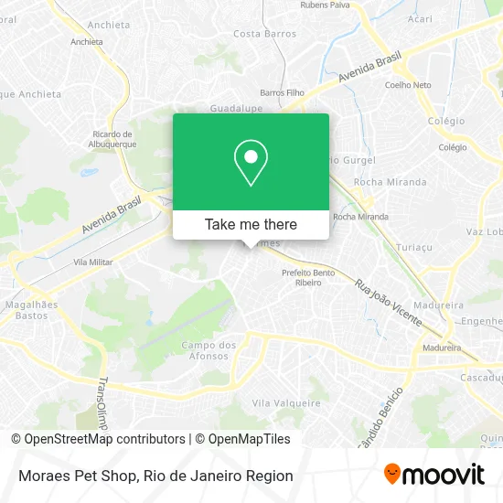 Moraes Pet Shop map