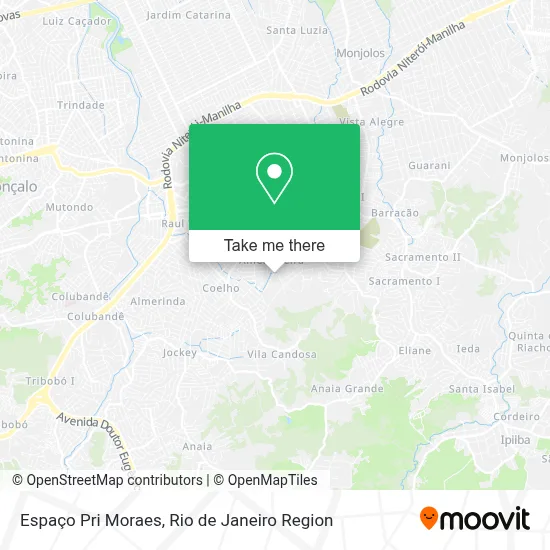 Espaço Pri Moraes map