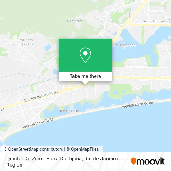 Quintal Do Zico - Barra Da Tijuca map