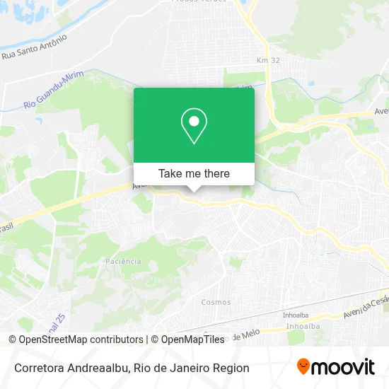 Corretora Andreaalbu map