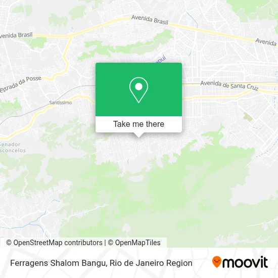 Ferragens Shalom Bangu map