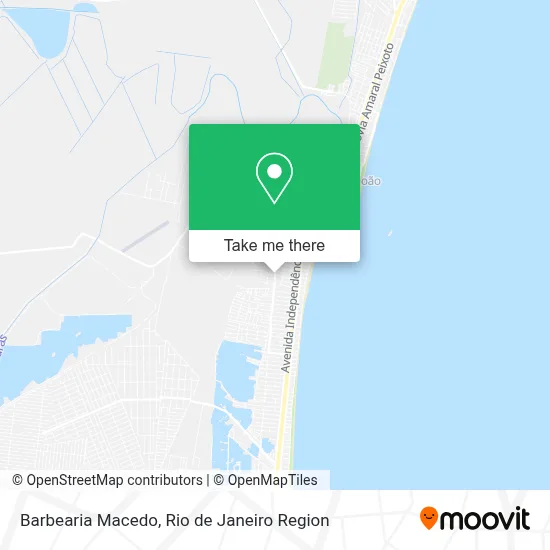 Barbearia Macedo map